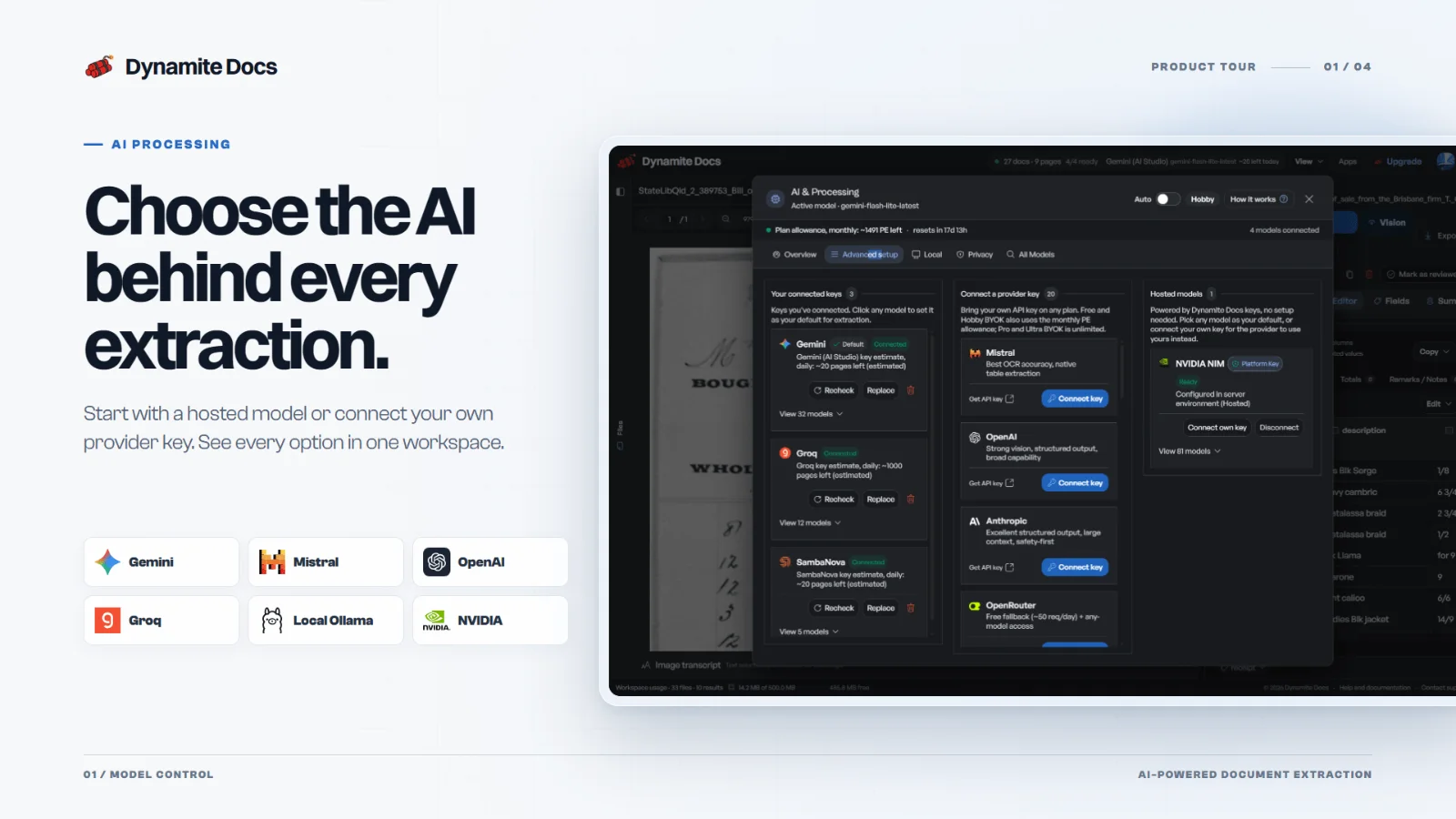 Dynamite Docs -AI Powered Document Extraction for Accounting screenshot 1