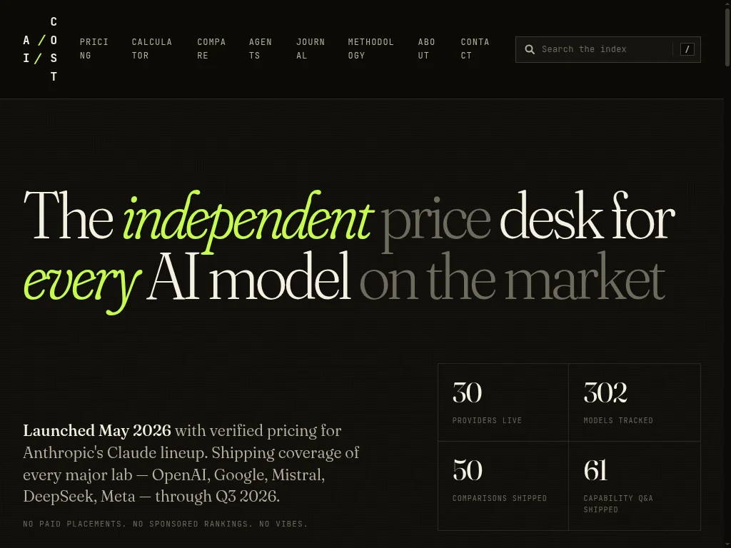 AICost screenshot 1