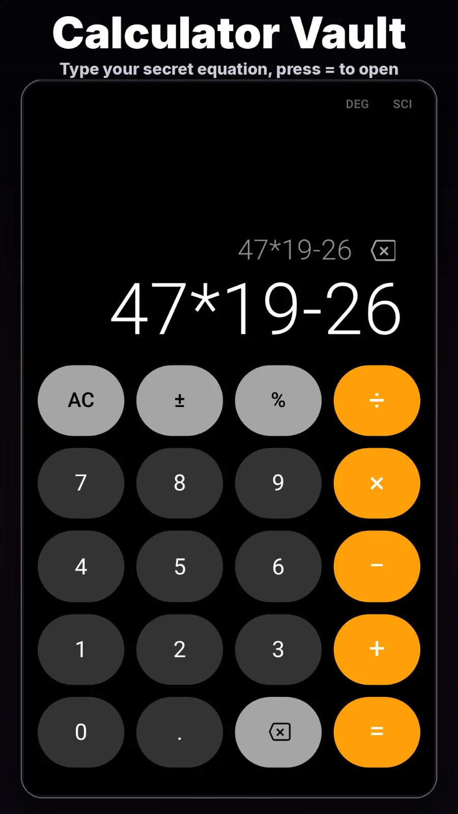 Lock It: Calculator Vault screenshot 1