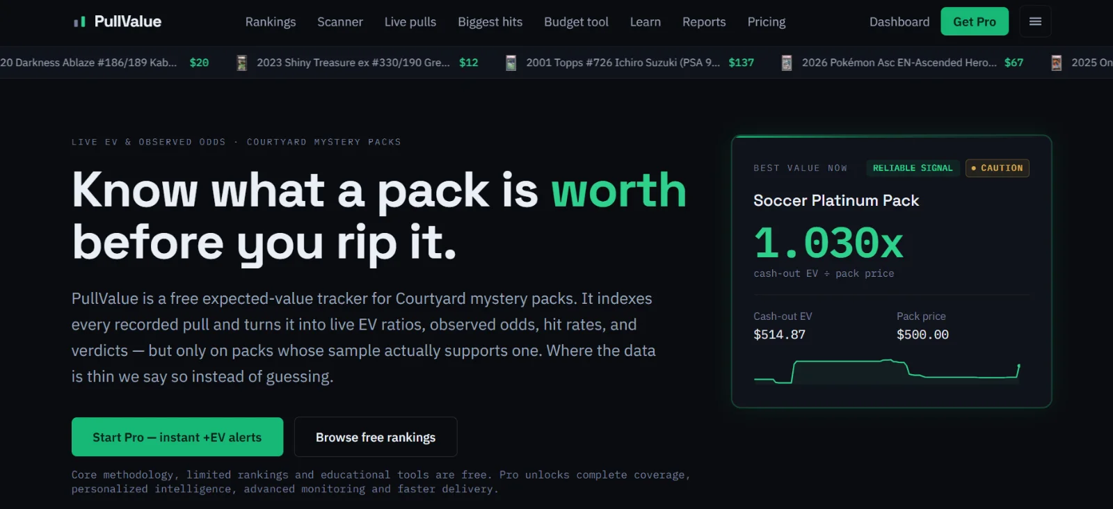 Pullvalue.io screenshot 1