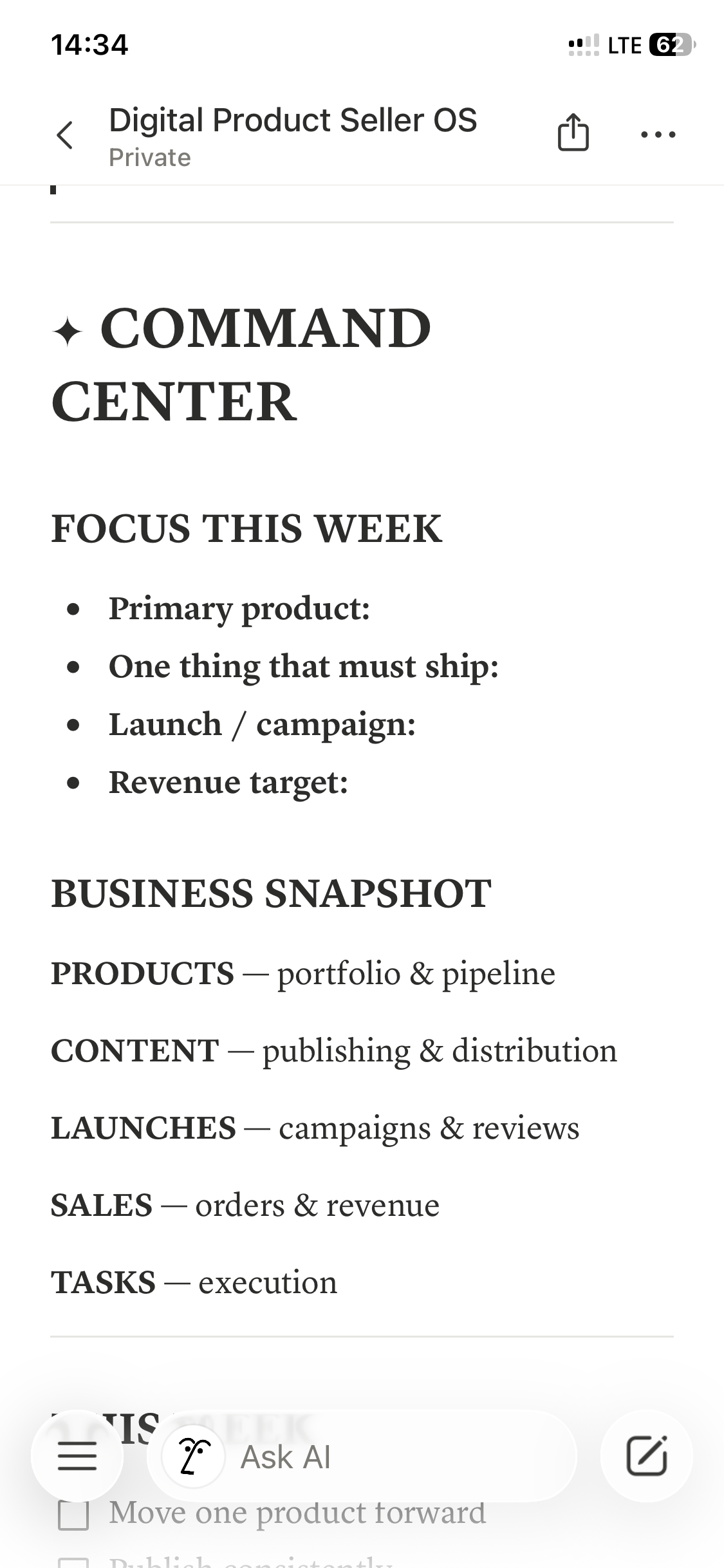 Digital Product Seller OS screenshot 2